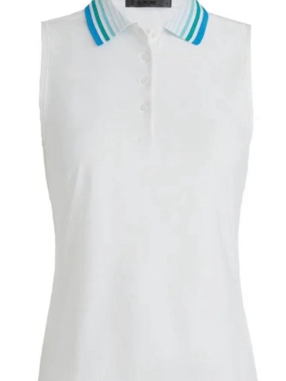 G/FORE Women's Golf Polo Bundle - White L Pleated Collar NWT